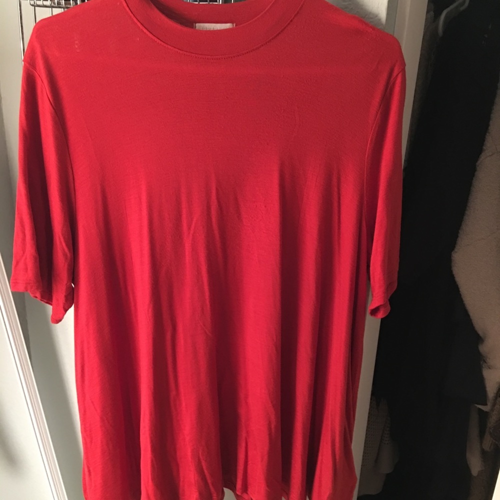 MOCK NECK TEE